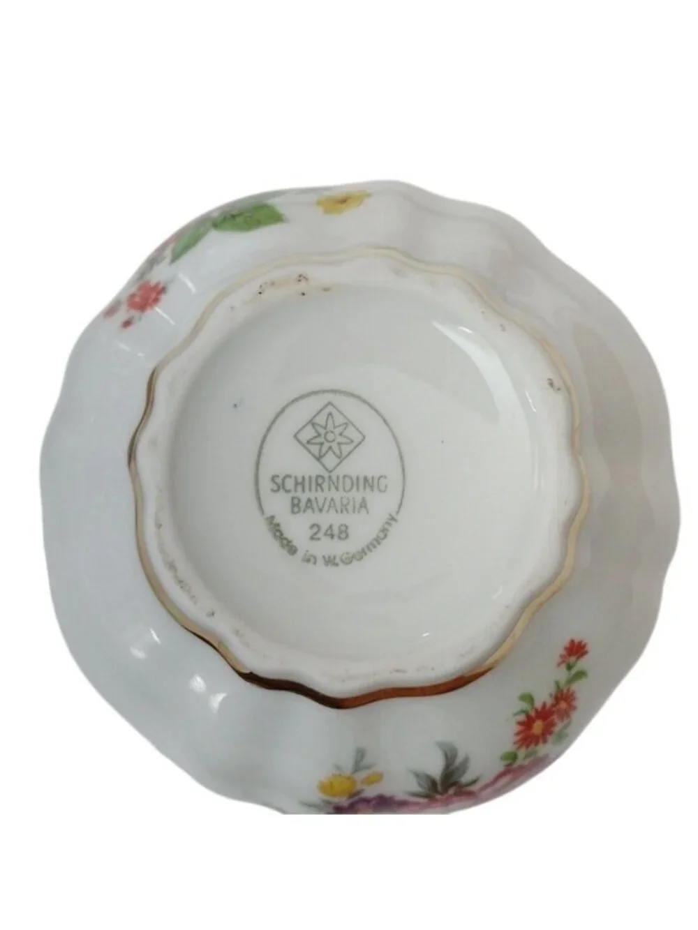 Schirnding Bavaria Tea Set Sandwich Tray Creamer Sugar Bowl Cups Saucers Dreden